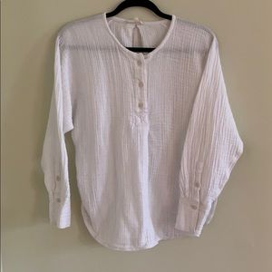 Lou & Grey triple cloth Henley tunic